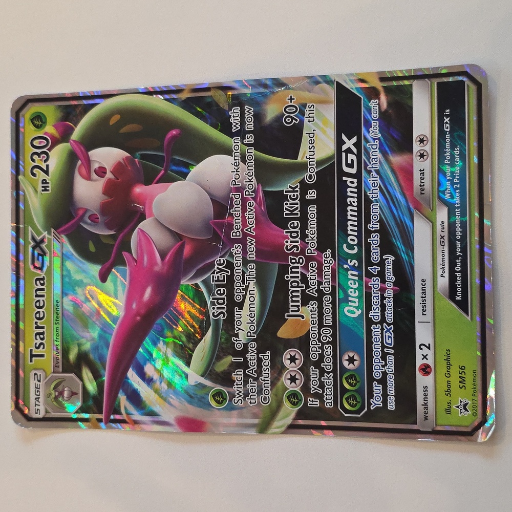Pokemon Oversized Tsareena GX Trading Card